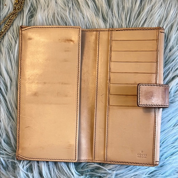 Gucci Floral Beige and Tan Wallet - Picture 5 of 6